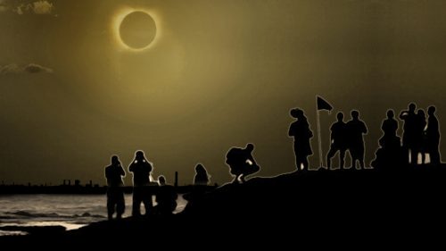 Ilustrasi gerhana matahari total