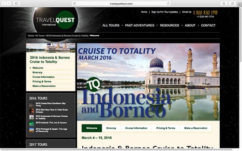 Web Travel Quest Tour