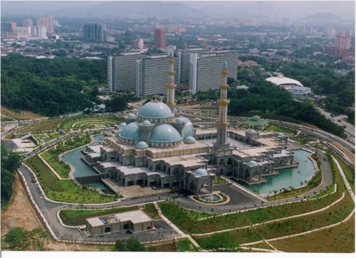 View Aerial Masjid Wilayah Persekutuan, Kuala Lumpur