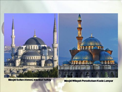 Perbandingan Masjid Sultan Ahmed dan Masjid Wilayah