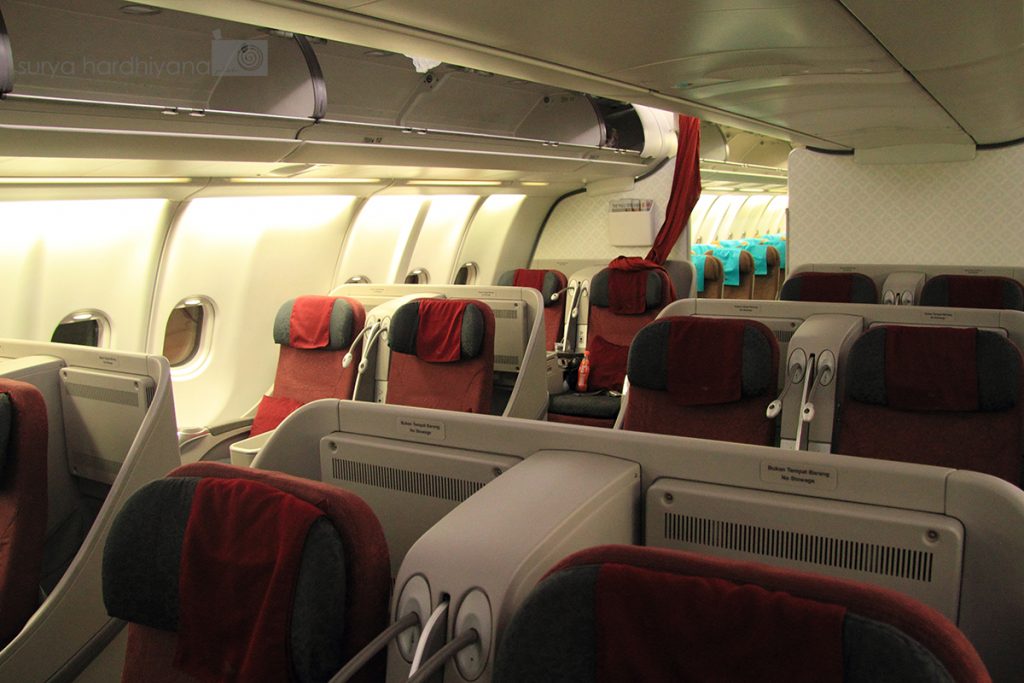 Kabin Kelas Bisnis Garuda Indonesia Aribus A330