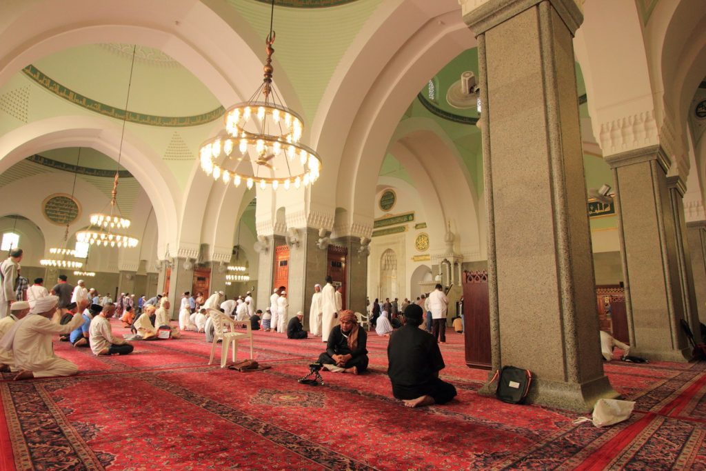 Suasana didalam Masjid Quba