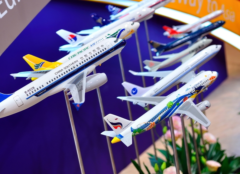 Beberapa Miniatur Maskapai Penerbangan Asia