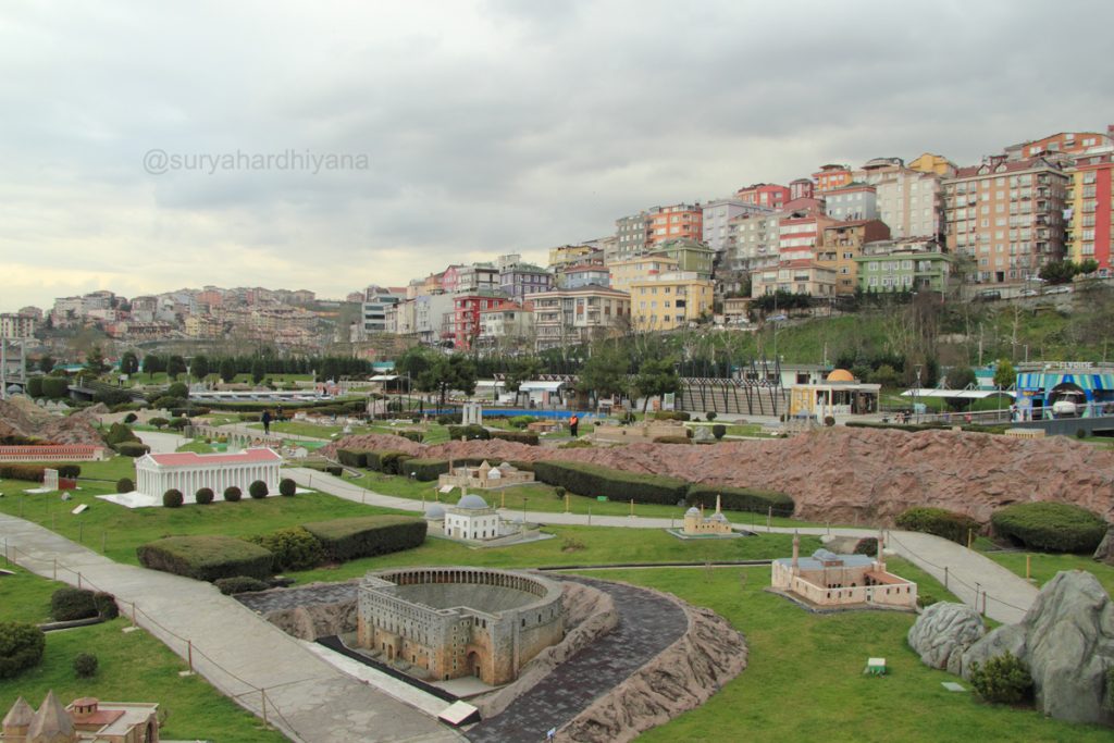 Pemandangan Miniaturk dan Kota Istanbul