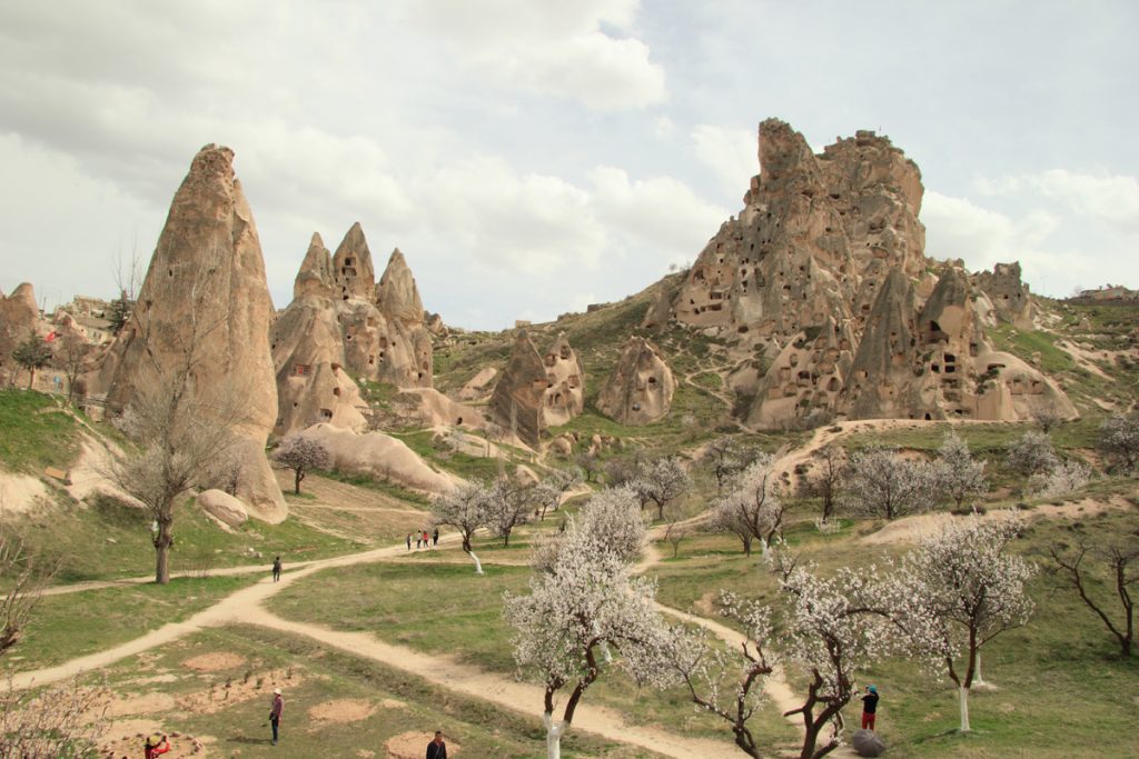 Sebuah pemandangan di Cappadocia