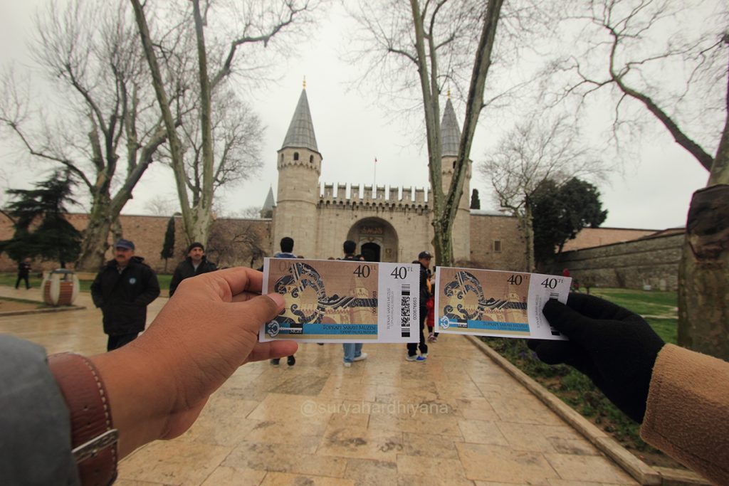 Tiket Masuk Istana Topkapi, Istanbul, Turki