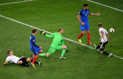 Gol kedua Griezmann pada Jerman vs Prancis (Sumber : www.uefa.com)
