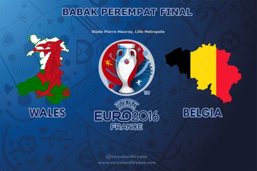 Perempat Final Euro 2016 Wales vs Belgia